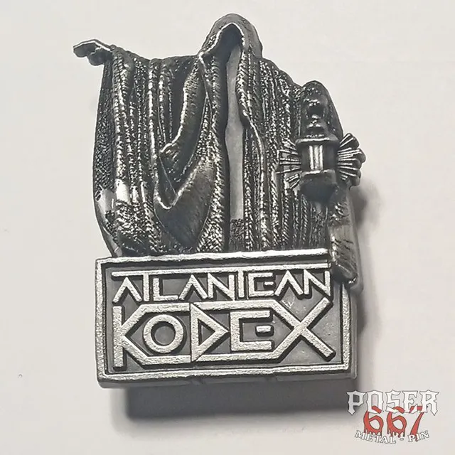 atlantean-kodex-abendland-3d-pin-antik-silber-5-cm image 1