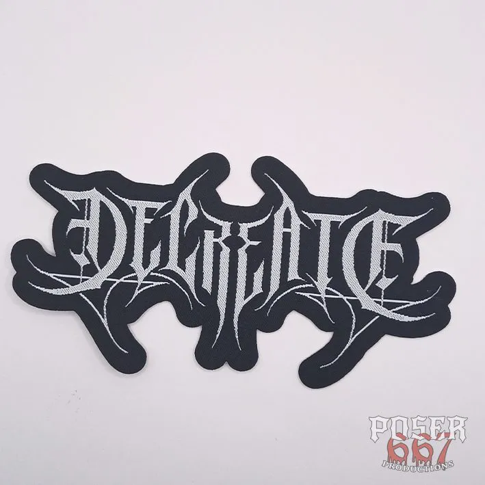 poser667-patches-decreate-logo-patch-gewebt-shaped-12-cm image 1