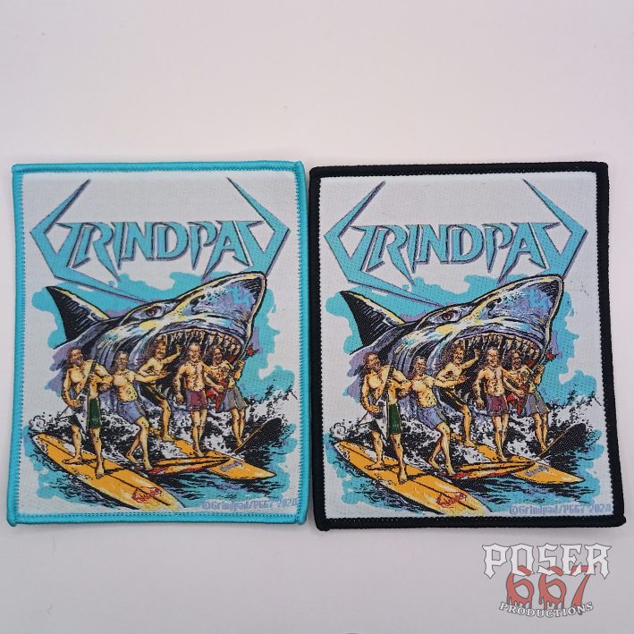 grindpad-shark-3d-pin-anstecker-4-5-cm-antik-silber image 3