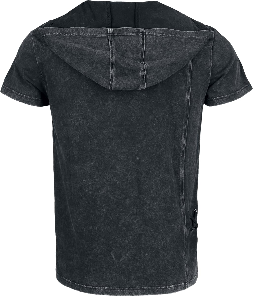 black-premium-by-emp-essential-kapuzenshirt-schn-rung-herren-schwarz image 3