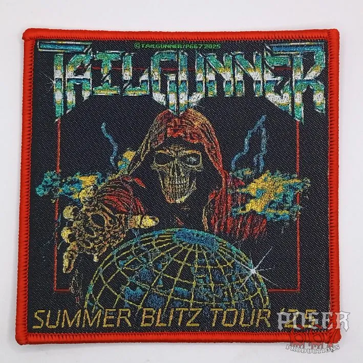 poser667-tailgunner-summer-blitz-tour-patch-schwarz-gewebt image 1