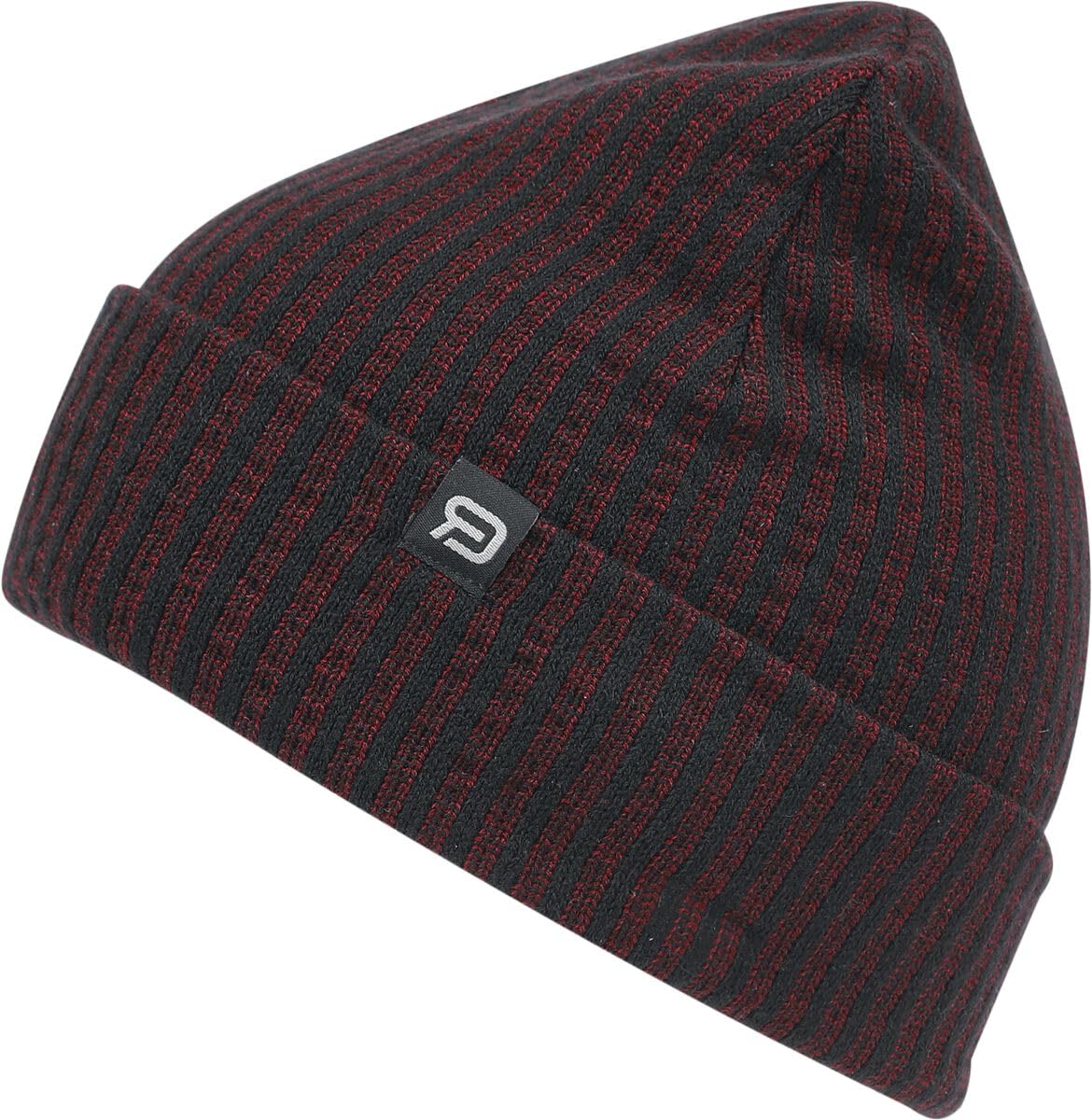 red-by-emp-accessoires-wendebeanie-schwarz-rot-m-tze image 1
