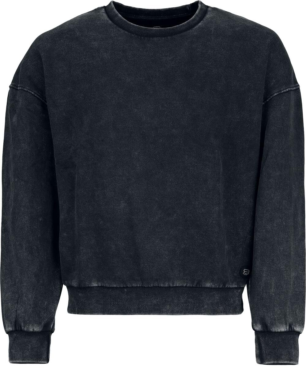 red-by-emp-rockwear-sweatshirt-damen-grau-gr-e-m image 1
