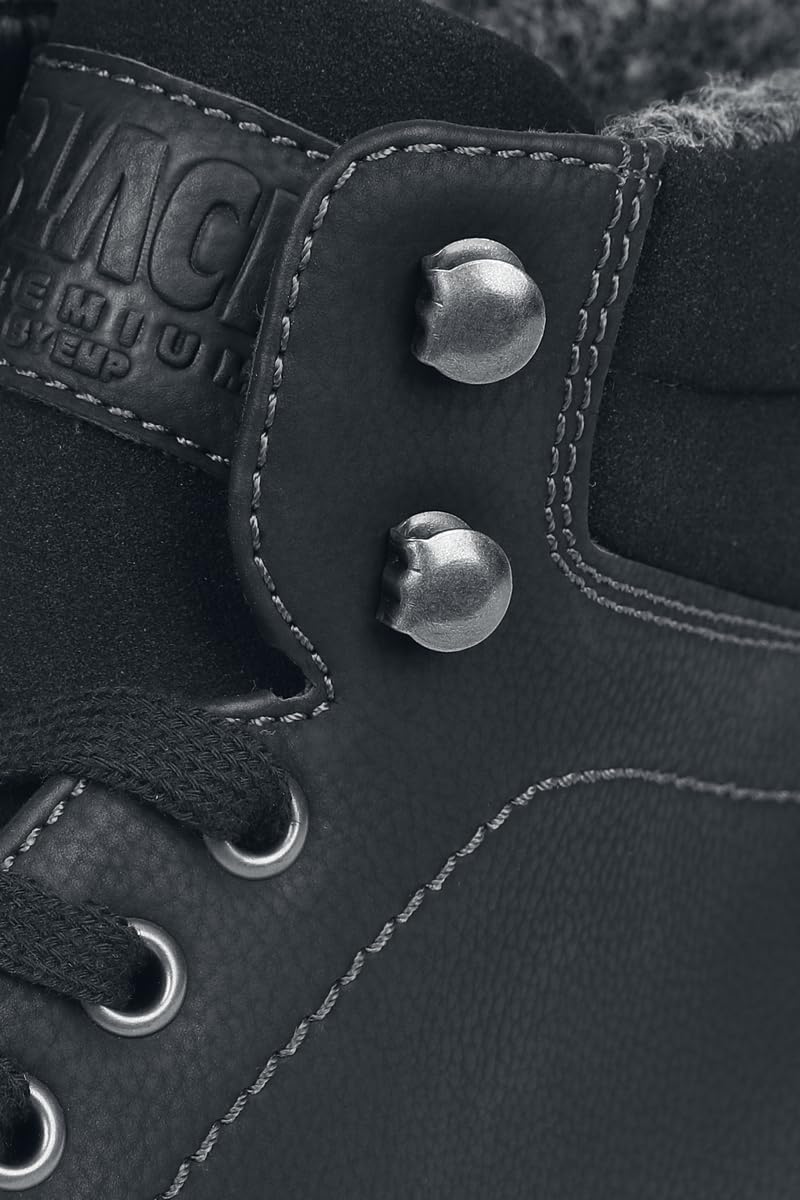 black-premium-by-emp-herren-sneaker-schwarz-rei-verschluss-gr-44 image 2