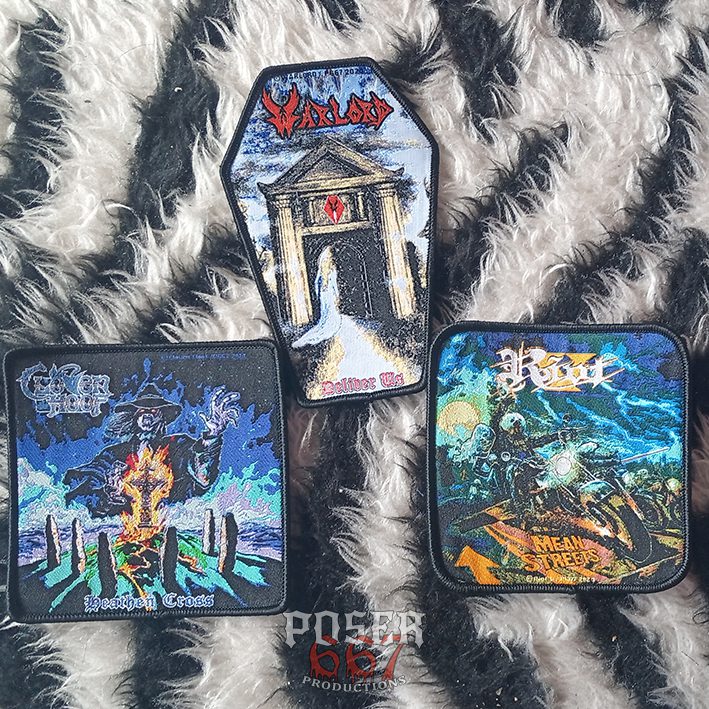 cloven-hoof-heathen-cross-patch-aufn-her-gewebt-9-5-cm image 3