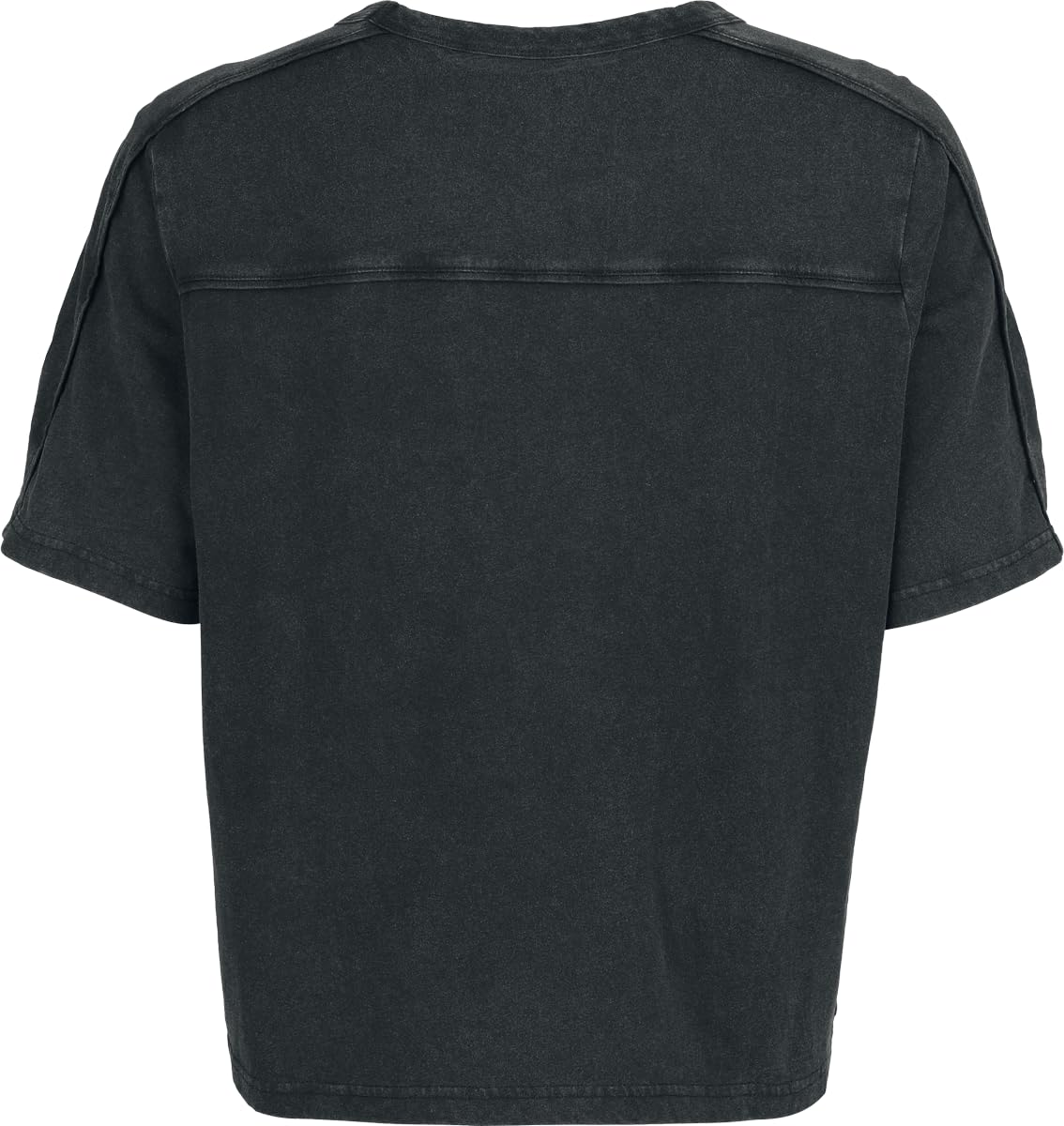 black-premium-essential-t-shirt-schn-rung-schwarz-damen image 3