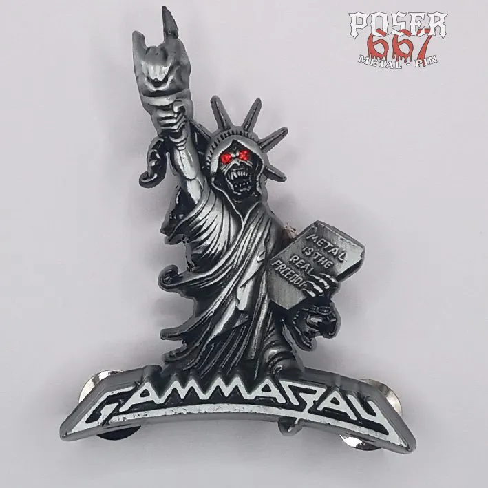 poser667-gamma-ray-liberty-3d-pin-antik-silber-gro-60-mm image 1