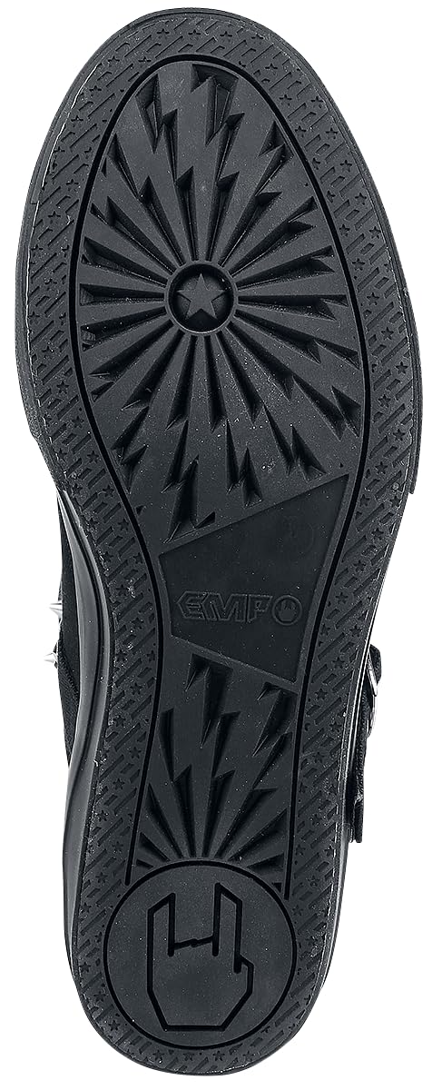 black-premium-sneaker-unisex-schwarz-nieten-gr-43-45 image 4