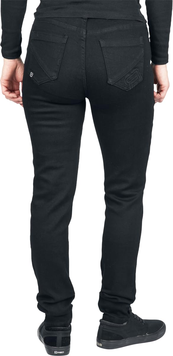 red-by-emp-skinny-fit-mid-rise-jeans-schwarz-damen-30w-30l image 4