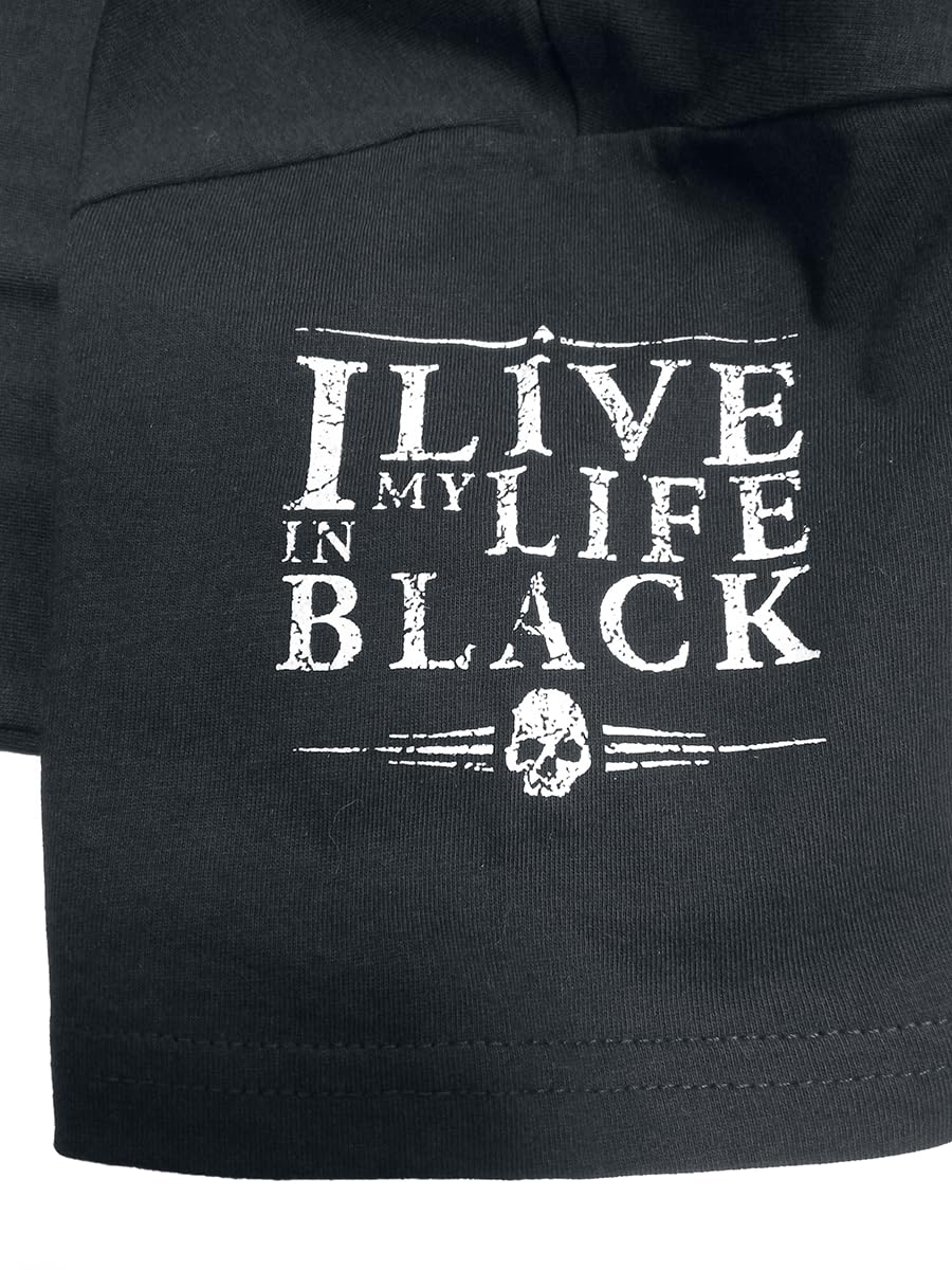 black-premium-by-emp-t-shirt-schwarz-totenkopf-print-gr-l image 5