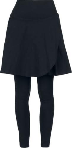 red-by-emp-schwarze-basic-leggings-mit-rock-damen-schwarz image 7
