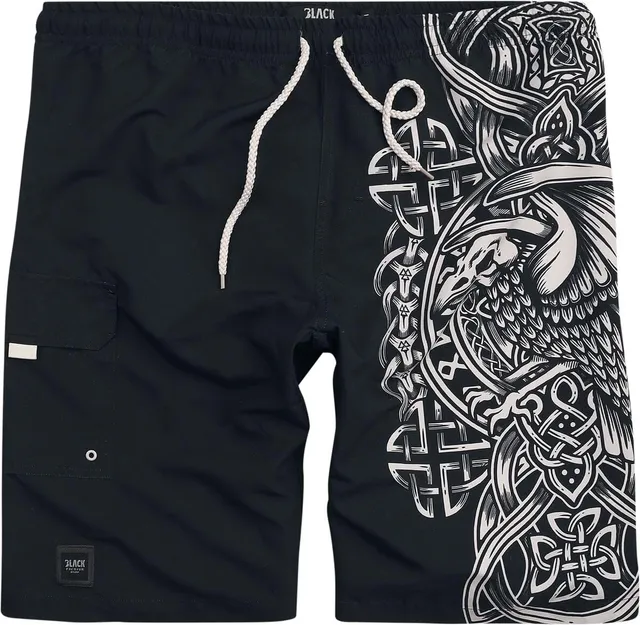 black-premium-by-emp-badeshorts-herren-schwarz-rabe-gr-s image 1
