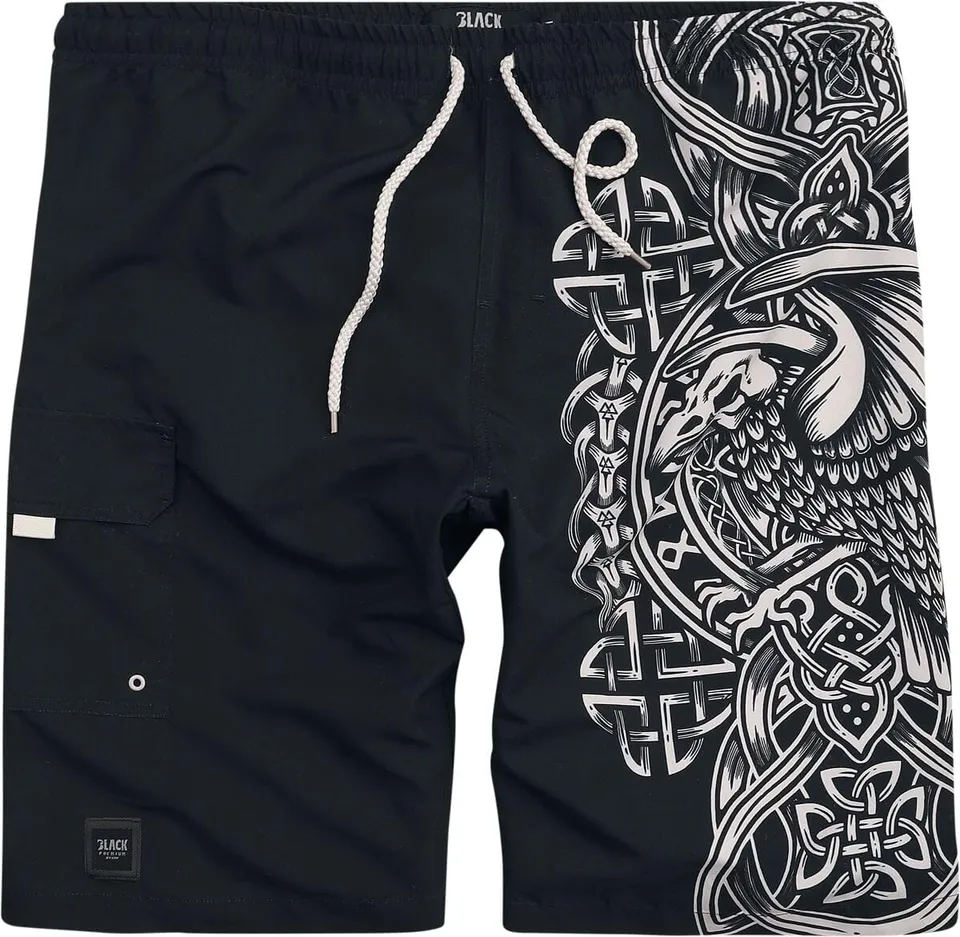 black-premium-by-emp-badeshorts-herren-schwarz-rabe-gr-s image 1