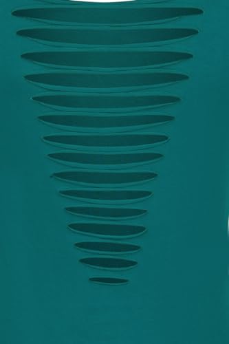 red-by-emp-top-t-rkis-cut-outs-offene-kanten-l image 6