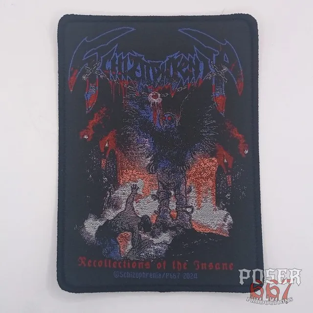 schizophrenia-recollections-of-the-insane-patch-11cm-schwarz image 1