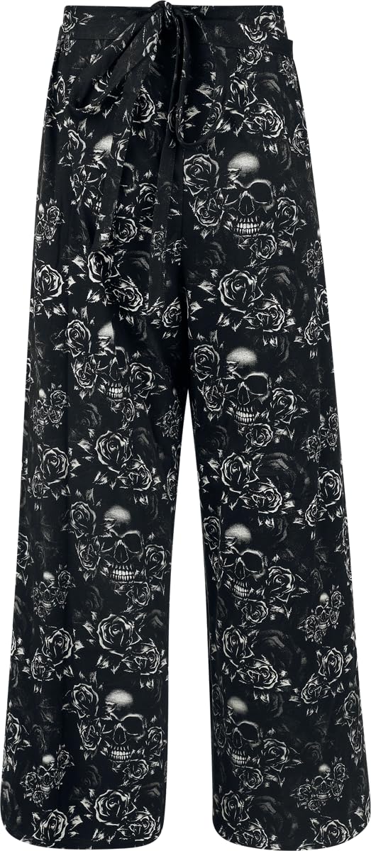 black-premium-by-emp-stoffhose-damen-schwarz-mit-muster image 3