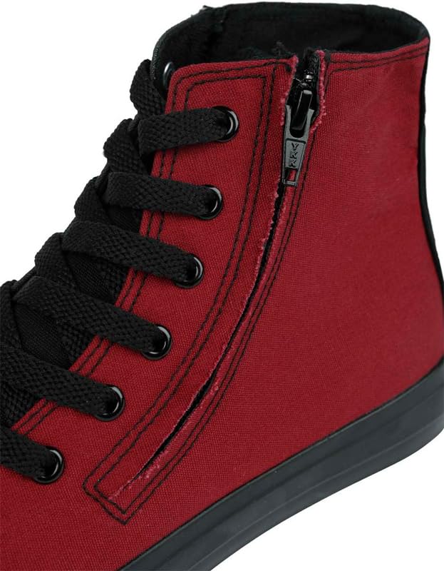 red-by-emp-high-sneaker-unisex-schwarz-rot-rei-verschluss image 7
