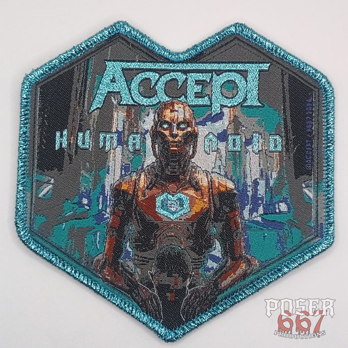 poser667-accept-humanoid-patch-gewebt-9-5cm-schwarzer-rand image 1