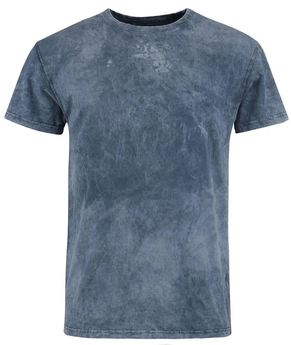 black-premium-by-emp-graues-batik-basic-t-shirt-herren image 1