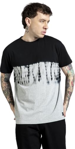 red-by-emp-herren-t-shirt-grau-schwarz-mit-batikprint image 7