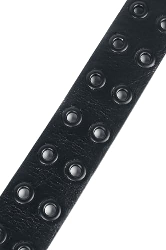 black-premium-unisex-g-rtel-schwarz-mit-lochnieten image 5