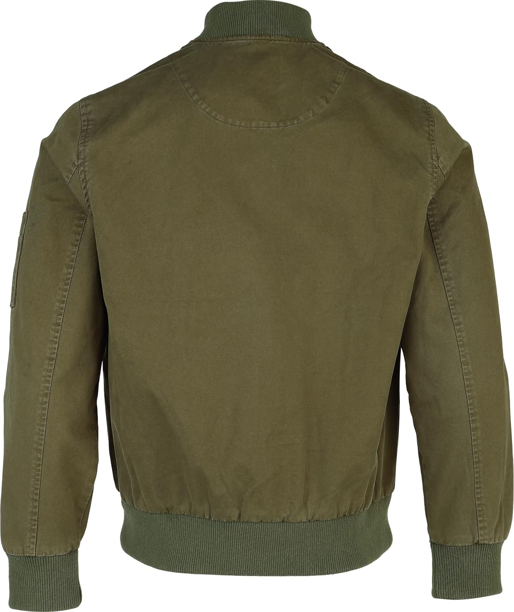 red-by-emp-washed-blouson-jacket-khaki-gr-e-l image 3