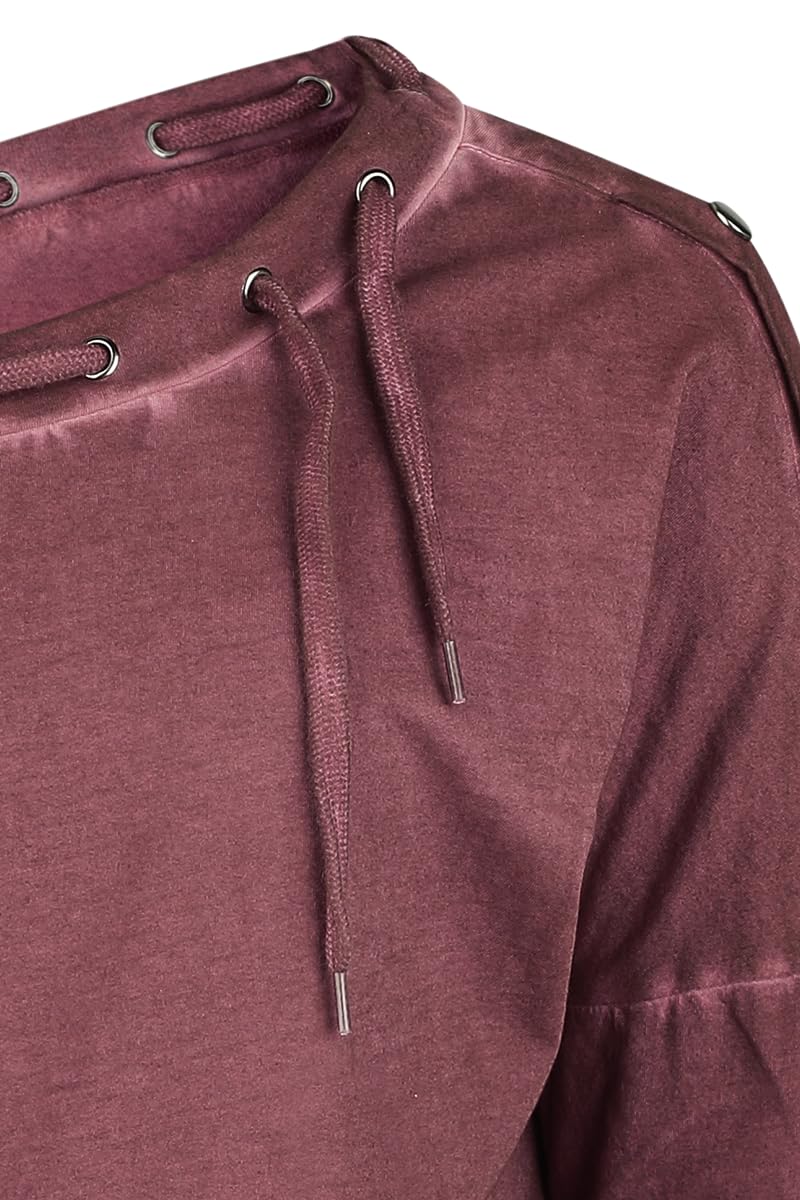 red-by-emp-langarmshirt-bordeaux-meliert-schn-rung-l image 5