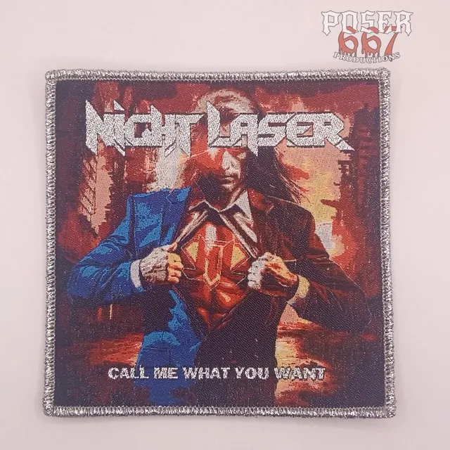 night-laser-call-me-what-you-want-patch-9-5-cm image 1