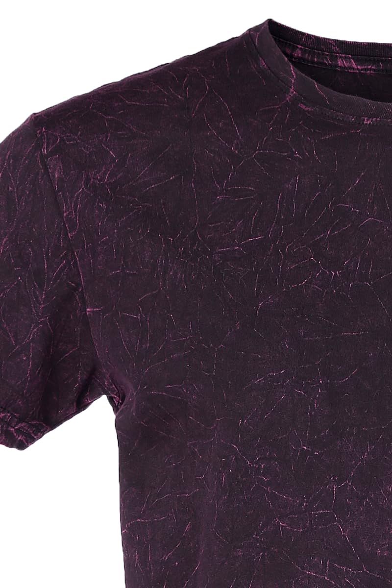 black-premium-t-shirt-dunkelrot-waschung-herren-xl image 4