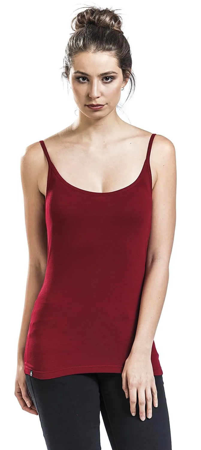red-by-emp-basic-tops-damen-top-schwarz-rot-doppelpack-gr-e-m image 1