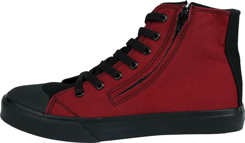 red-by-emp-high-sneaker-unisex-schwarz-rot-rei-verschluss image 4