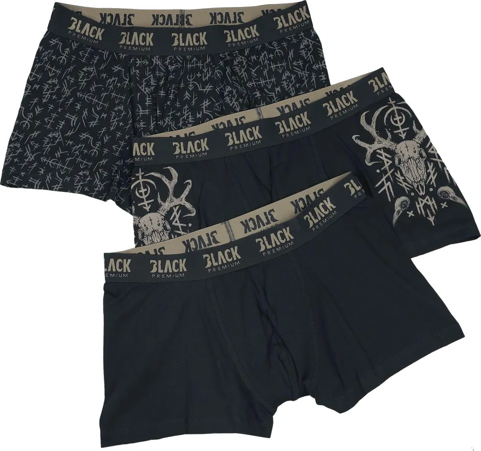 black-premium-by-emp-boxershorts-3er-herren-schwarz-muster-m image 1