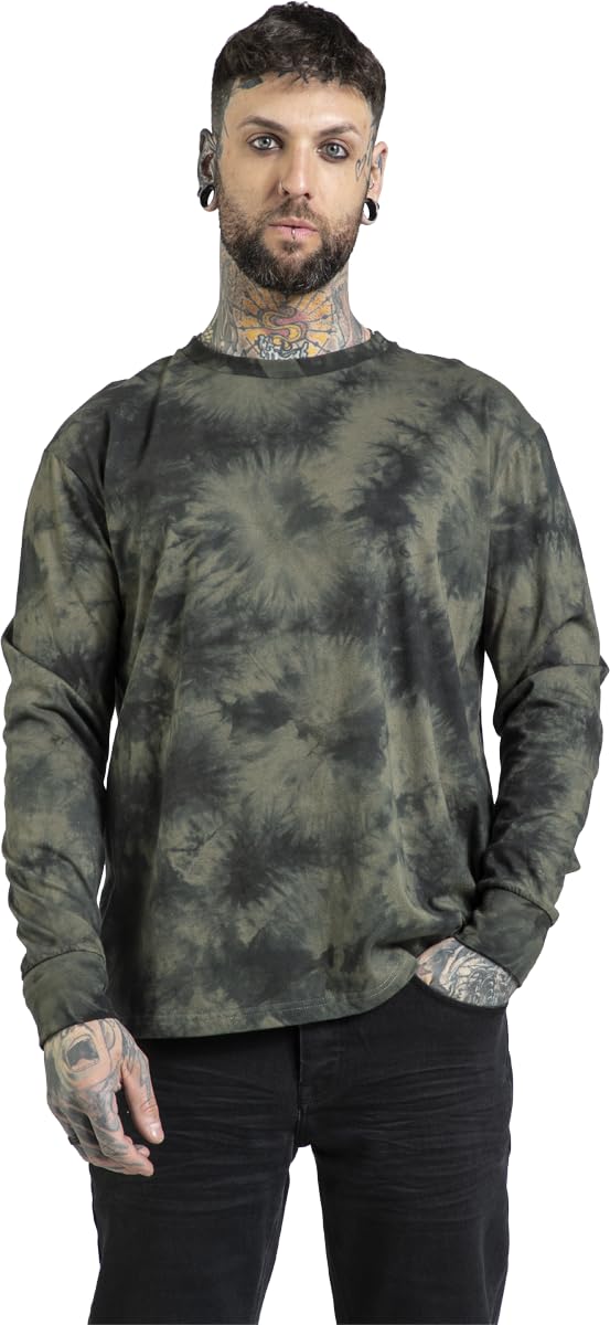 red-by-emp-tie-dye-longsleeve-herren-langarmshirt-multicolor-gr-l image 2
