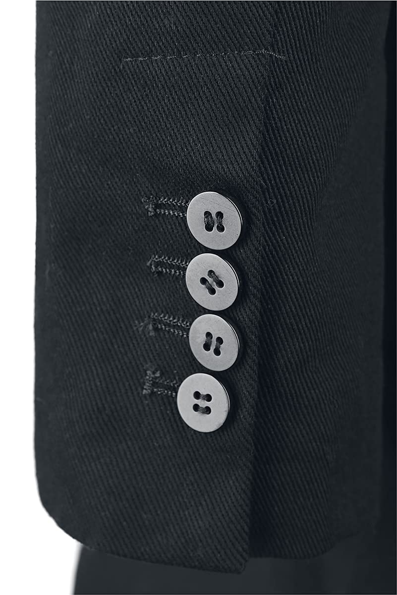 black-premium-kurzmantel-schwarz-stehkragen-gr-e-s image 6