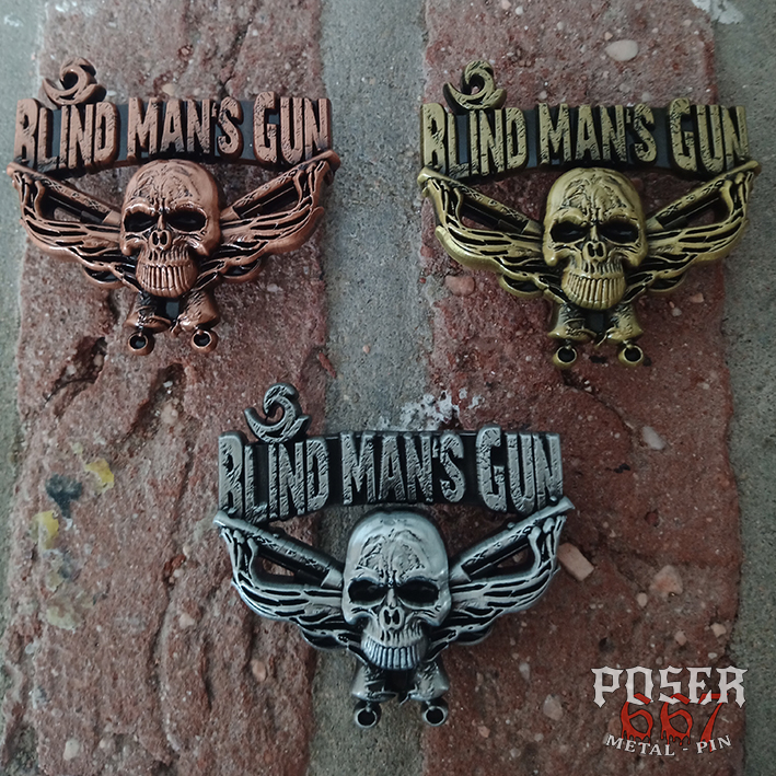 blind-mans-gun-pin-antik-silber-5-cm-jubil-um image 1