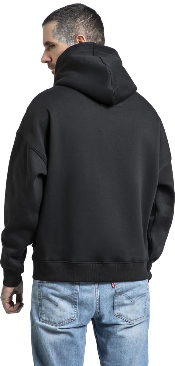 red-by-emp-time-out-herren-kapuzenpullover-schwarz-l image 5