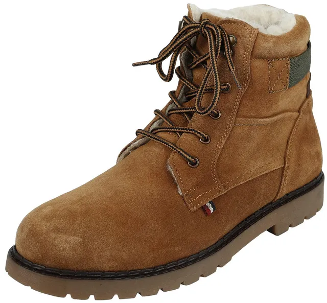 red-by-emp-ocker-wildleder-boots-weiches-futter-herren-stiefel image 1