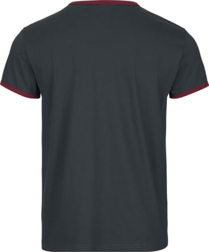 red-by-emp-herren-t-shirt-schwarz-basic-rote-highlights image 7