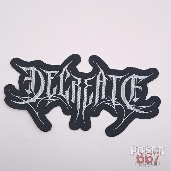poser667-patches-decreate-logo-patch-gewebt-shaped-12-cm image 1