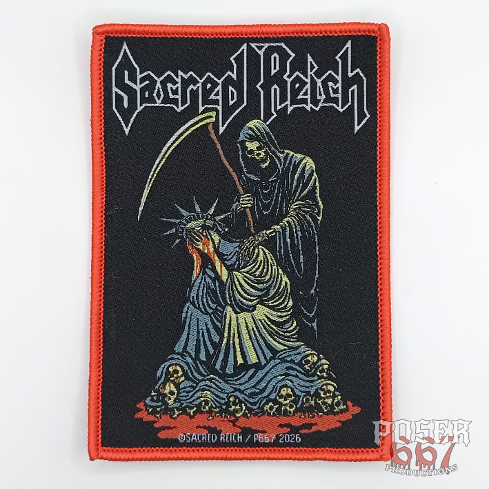 sacred-reich-the-american-way-patch-gewebt-11x8-cm image 1