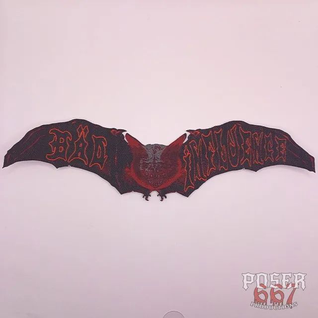 poser667-b-d-influence-bat-patch-17cm-gewebt-shaped image 1