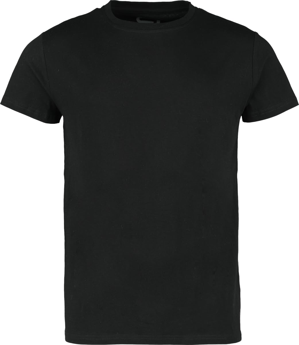 red-by-emp-herren-basic-t-shirt-schwarz-dunkelgrau image 4