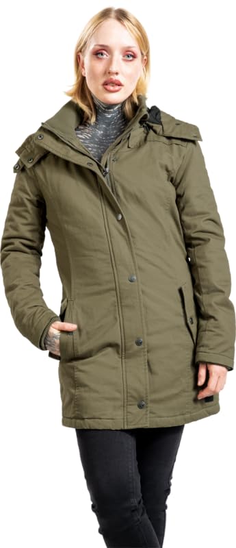 black-premium-by-emp-damen-winterjacke-oliv-gr-e-m image 2