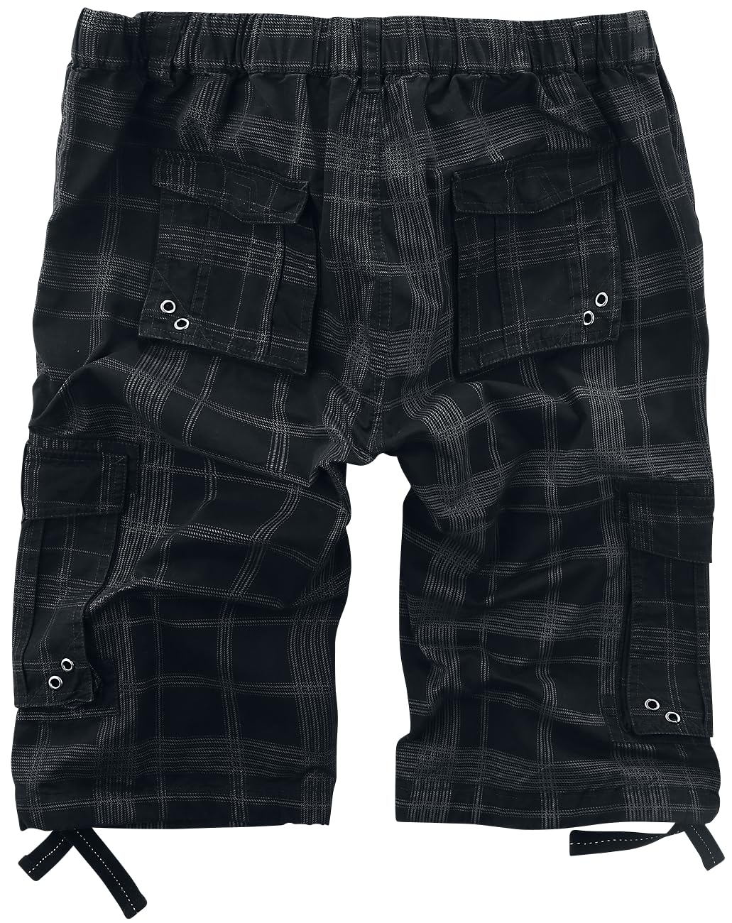 black-premium-by-emp-shorts-schwarz-herren-l-karo-muster image 3