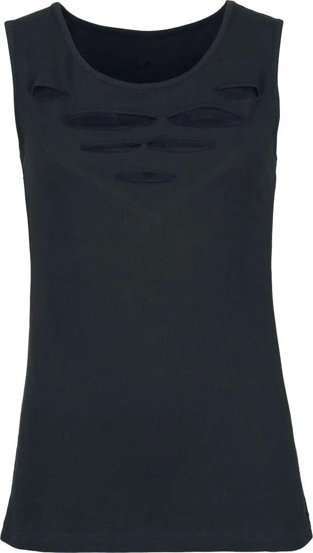 red-by-emp-tops-damen-top-schwarz-mit-cut-outs image 1