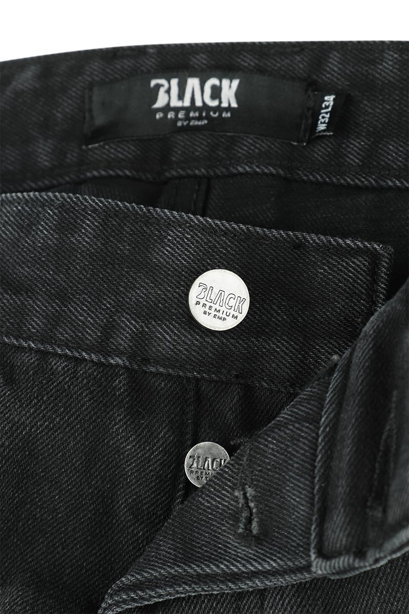black-premium-by-emp-herren-jeans-schwarz-medium-rise-gerader-schnitt image 4
