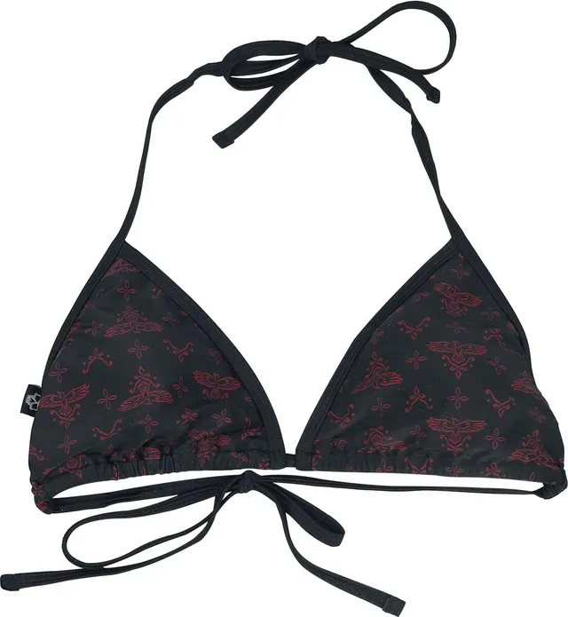 black-premium-by-emp-damen-triangel-bikini-oberteil-schwarz-pads image 1