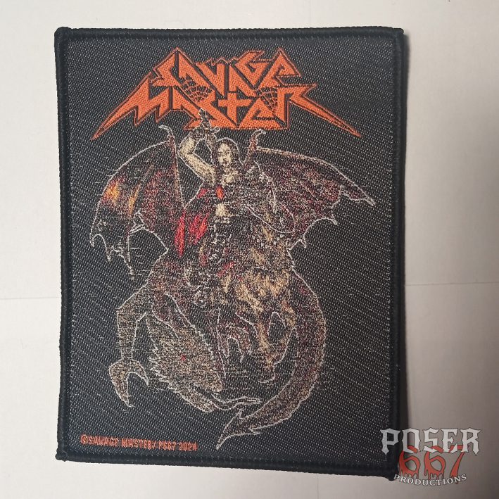 savage-master-dragon-patch-aufn-her-schwarz-gewebt-10-cm image 1
