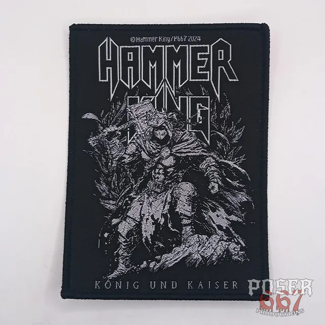 hammer-king-k-nig-und-kaiser-patch-aufn-her-wei-8-cm image 1