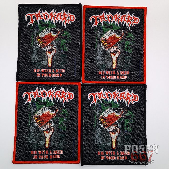 tankard-die-with-a-beer-in-your-hand-patch-10-cm-schwarz image 3